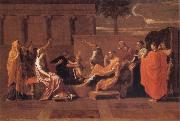 Nicolas Poussin Moses Trampling on the Pharaoh's Crown oil on canvas